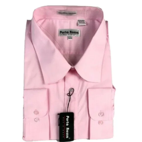 jared lang dress shirts Jared Lang Mens Long Sleeve Shirt, White, XL, Cotton